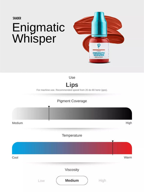 Enigmatic Whisper PMU Lip Shader Pigment 10ml - Premium PhiSeller