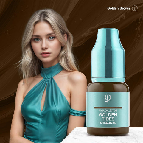 Golden Tides PMU Pigment 10ml - Premium PhiSeller