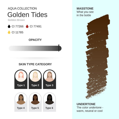 Golden Tides PMU Pigment 10ml - Premium PhiSeller