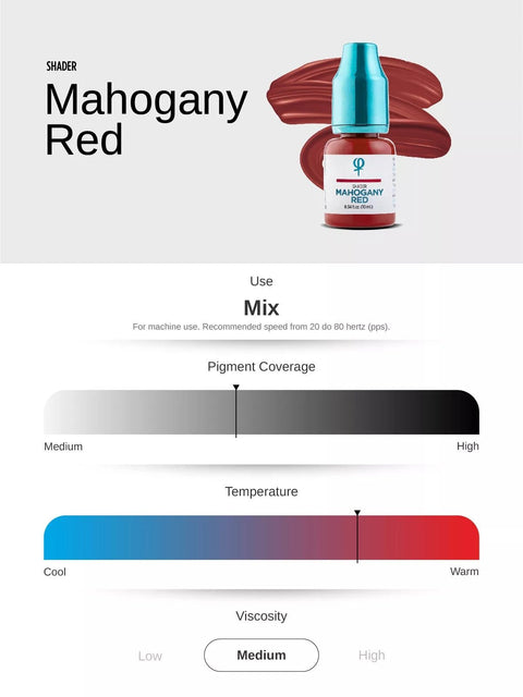 Mahogany Red PMU Mix Shader Pigment 10ml - Premium PhiSeller