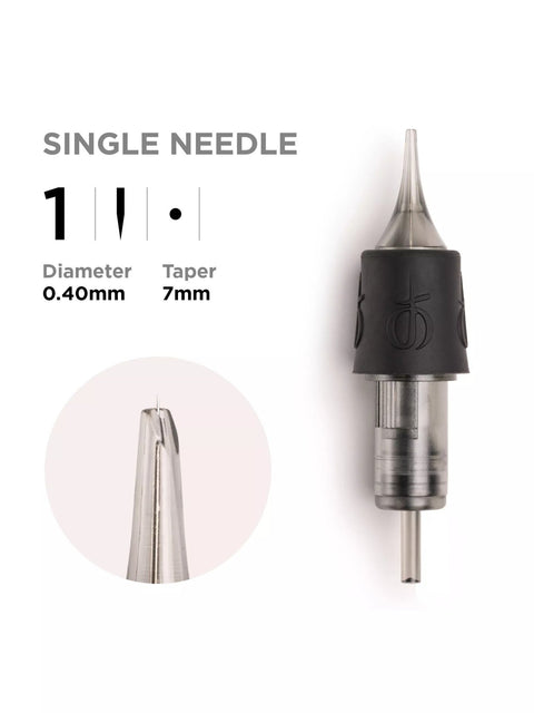 Phi Black Cartridge 7mm taper - 10pcs - Premium PhiSeller