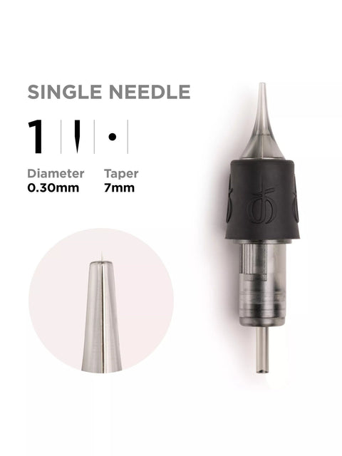 Phi Black Cartridge 7mm taper - 10pcs - Premium PhiSeller