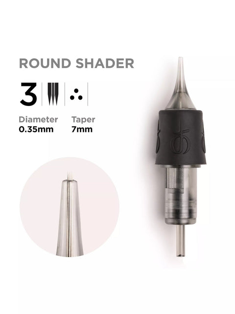 Phi Black Cartridge 7mm taper - 10pcs - Premium PhiSeller