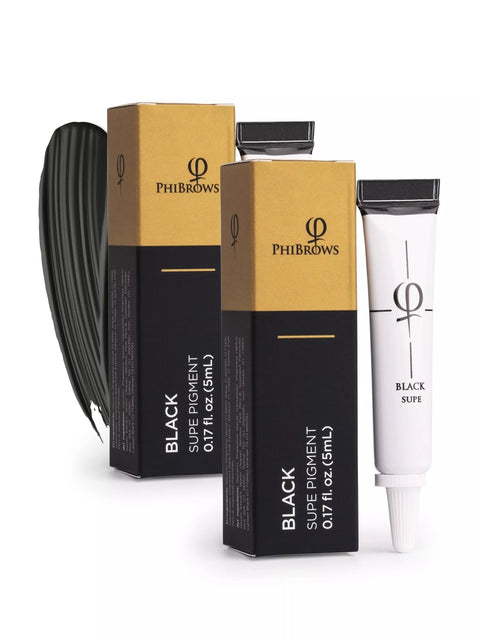 PhiBrows Black SUPE Pigment 5ml - 2pcs - Premium PhiSeller