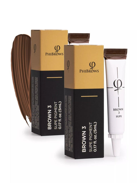 PhiBrows Brown 3 SUPE Pigment 5ml - 2pcs - Premium PhiSeller