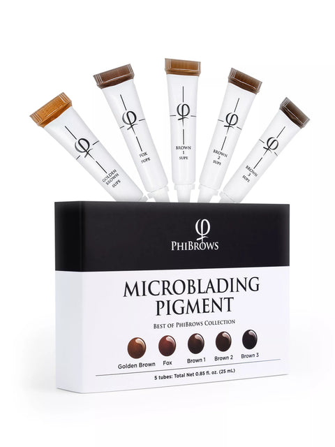 PhiBrows Microblading Pigment Set SUPE - Premium PhiSeller