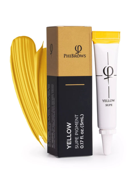 PhiBrows Yellow SUPE Pigment 5ml - Premium PhiSeller