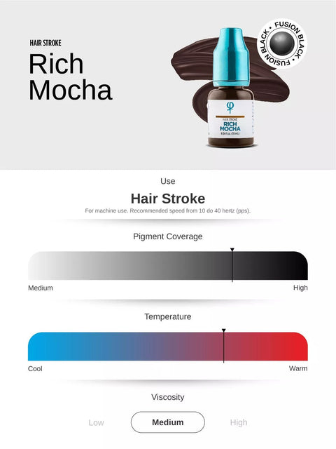 Rich Mocha PMU Hair Stroke Pigment 10ml - Premium PhiSeller