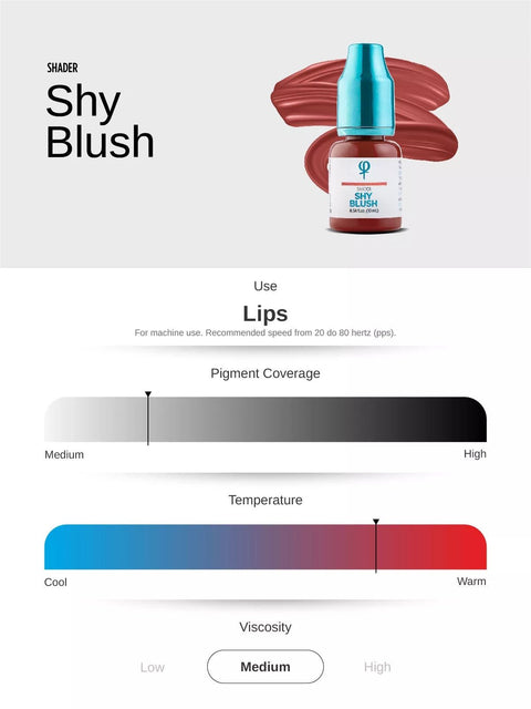 Shy Blush PMU Lip Shader Pigment 10ml - Premium PhiSeller