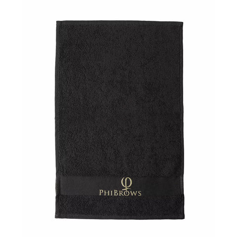 PhiBrows Towel Black