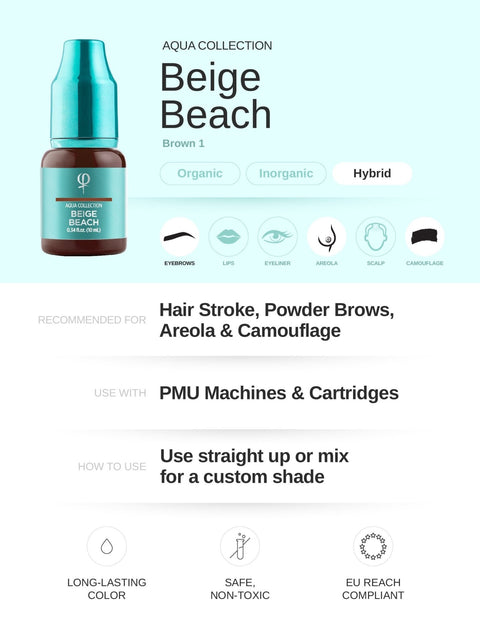 Beige Beach PMU Pigment 10ml - Premium PhiSeller