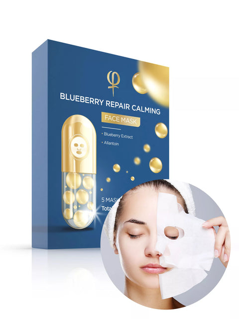 Blueberry Repair Calming Face Mask 1 x 5pcs - Premium PhiSeller