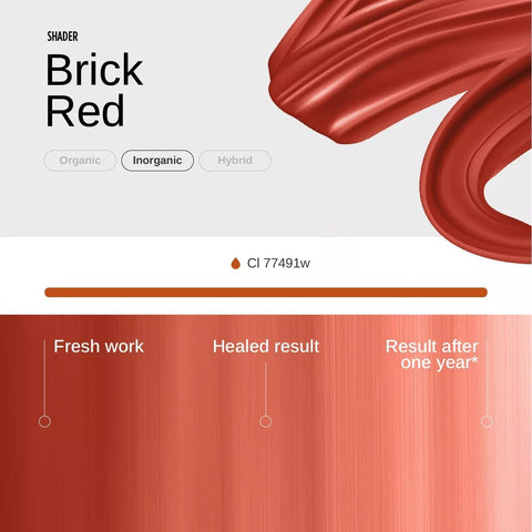 Brick Red PMU Mix Shader Pigment 10ml - Premium PhiSeller