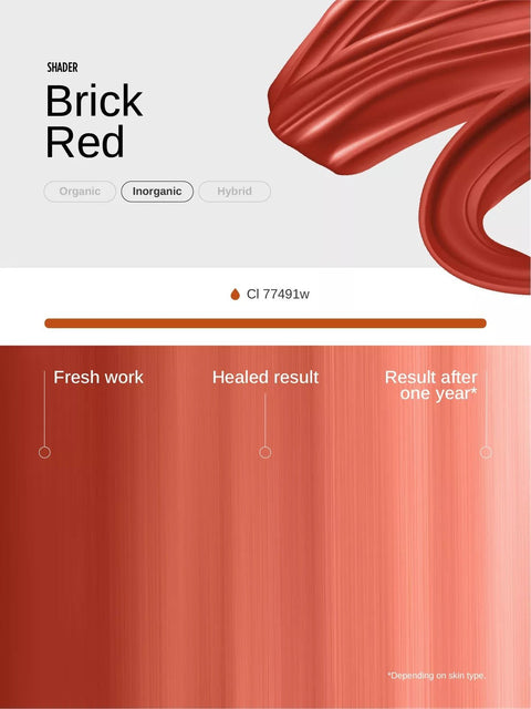 Brick Red PMU Mix Shader Pigment 10ml - Premium PhiSeller