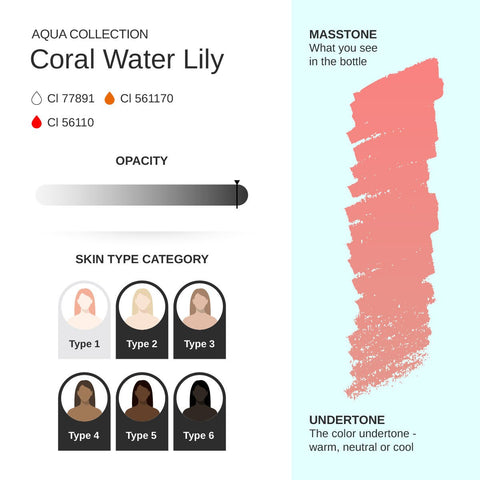 Coral Water Lily PMU pigment 10ml - Premium PhiSeller