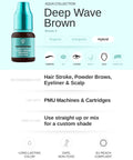 Deep Wave Brown PMU Pigment 10ml - Premium PhiSeller