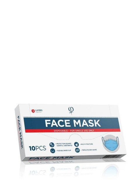 Disposable Face Mask - 10pcs - Premium PhiSeller