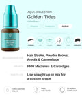 Golden Tides PMU Pigment 10ml - Premium PhiSeller