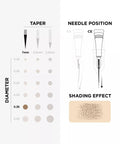Phi Black Cartridge 7mm taper - 10pcs - Premium PhiSeller