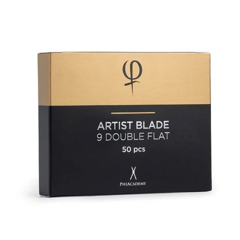 PhiBrows 9 Double Flat Blades 50pcs - Premium PhiSeller