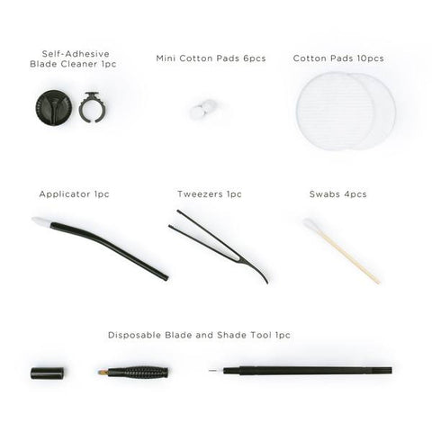 PhiBrows Blade & Shade KIT S 10pcs - Premium PhiSeller