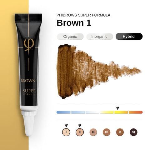 PhiBrows BROWN 1 SUPER - Premium PhiSeller