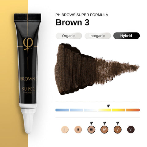 PhiBrows BROWN 3 SUPER - Premium PhiSeller