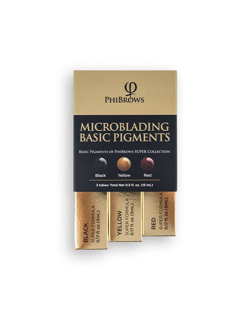 PhiBrows Microblading BASIC Pigment Collection SUPER - Premium PhiSeller