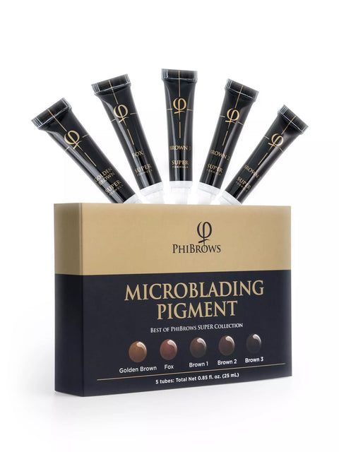 PhiBrows Microblading Pigment Collection SUPER - Premium PhiSeller