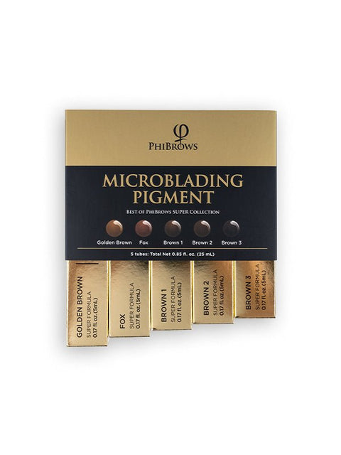 PhiBrows Microblading Pigment Collection SUPER - Premium PhiSeller