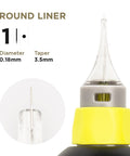 PMU Cartridges 0.18 1R, 3.5mm taper (EN11) 20 pcs  - Premium PhiSeller
