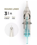 PMU Cartridges 0.18 3R - 7mm Taper (EN02B) 20 pcs - Premium PhiSeller