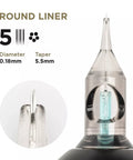 PMU Cartridges 0.18 5R - 5.5mm Taper (EN02B) 20 pcs  - Premium PhiSeller