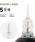 PMU Cartridges 0.18 5R - 5.5mm taper (EN17) 20 pcs - Premium PhiSeller
