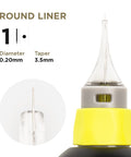 PMU Cartridges 0.20 1R, 3.5mm taper (EN11) 20 pcs  - Premium PhiSeller