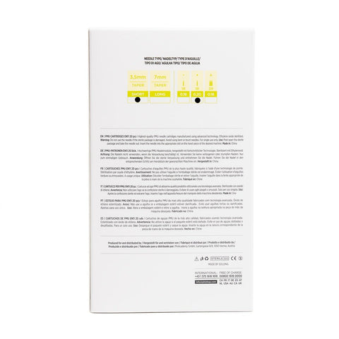 PMU Cartridges 0.20 1R, 3.5mm taper (EN11) 20 pcs  - Premium PhiSeller