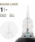 PMU Cartridges 0.20 1R - 3.5mm taper (EN17) 20 pcs - Premium PhiSeller