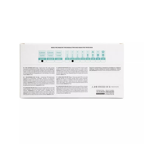 PMU Cartridges 0.20 1R - 3.5mm taper (EN17) 20 pcs - Premium PhiSeller
