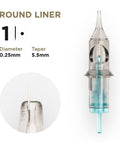 PMU Cartridges 0.25 1R - 5.5mm Taper (EN02B) 20 pcs - Premium PhiSeller