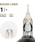 PMU Cartridges 0.30 1R - 7mm Taper (EN02B) 20 pcs  - Premium PhiSeller