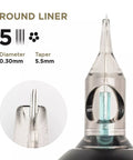 PMU Cartridges 0.30 5R - 5.5mm Taper (EN02B) 20 pcs  - Premium PhiSeller