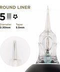 PMU Cartridges 0.30 5R - 5.5mm taper (EN17) 20 pcs - Premium PhiSeller